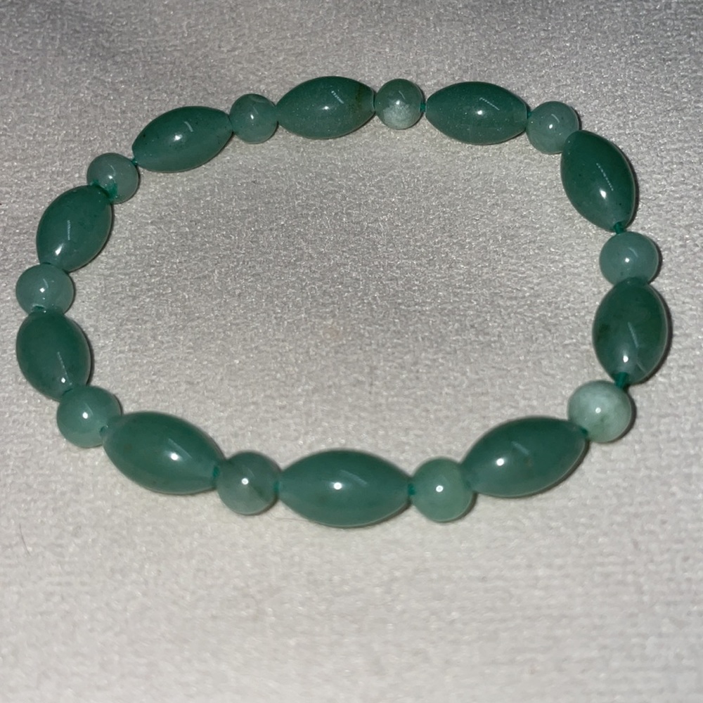 Vintage Green Jade Bracelet